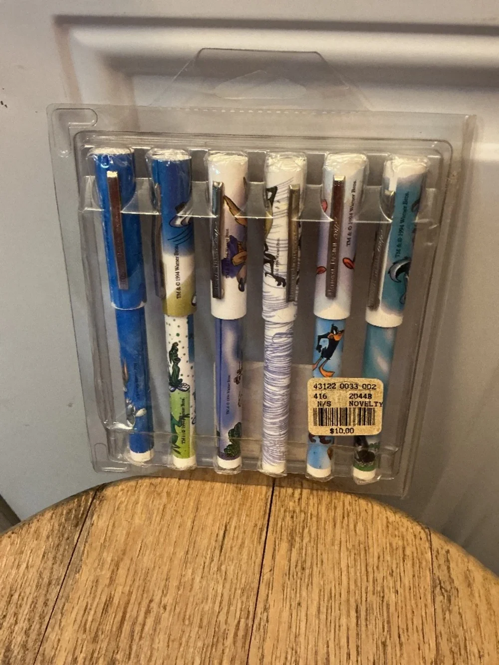6 Warner Bros Looney Tunes Pens Gift Set 1994